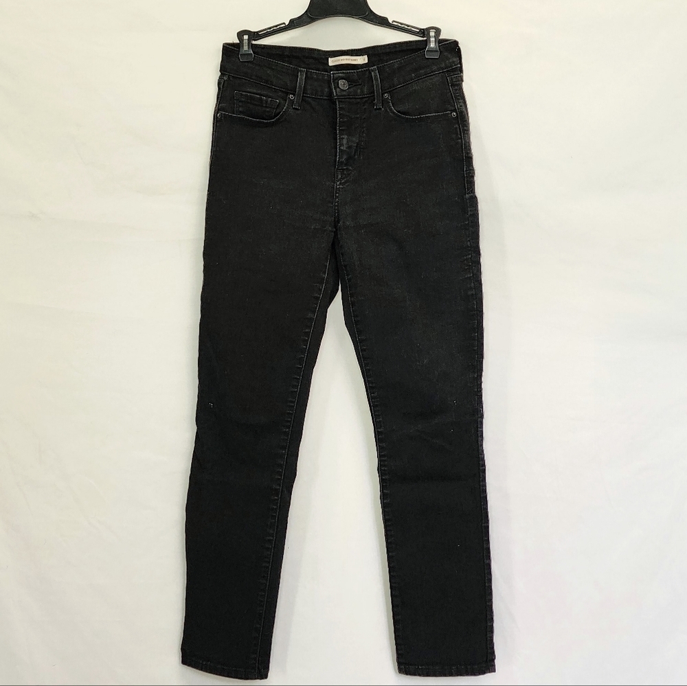Levi's Classic Mid Rise Black Denim Jeans